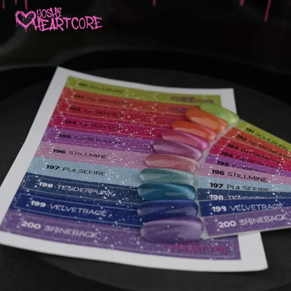 Heartcore 191 – 200 autocollants