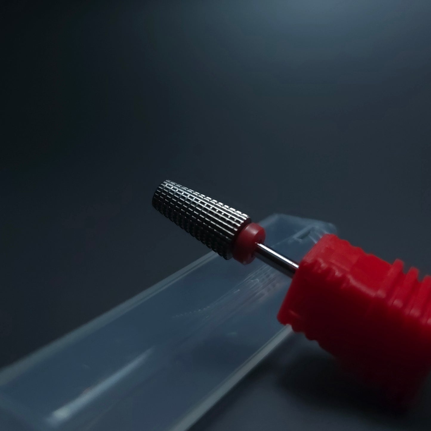 Embout tungstène forme cone tronqué rouge
