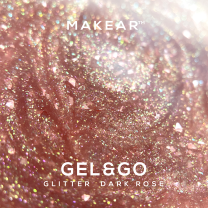 (TPO) GG27 Glitter Dark Rose - Gel&Go (TPO)