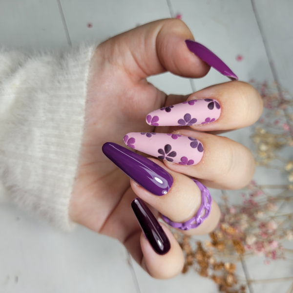 Vernis à Ongles Hybride UV LED Larmes de Violette 6 ml - 246