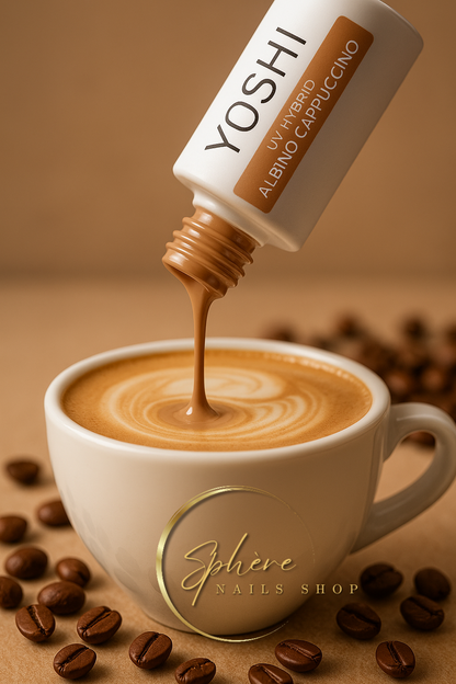 Vernis à ongles hybride UV LED Albino Cappuccino 6 ml – 323