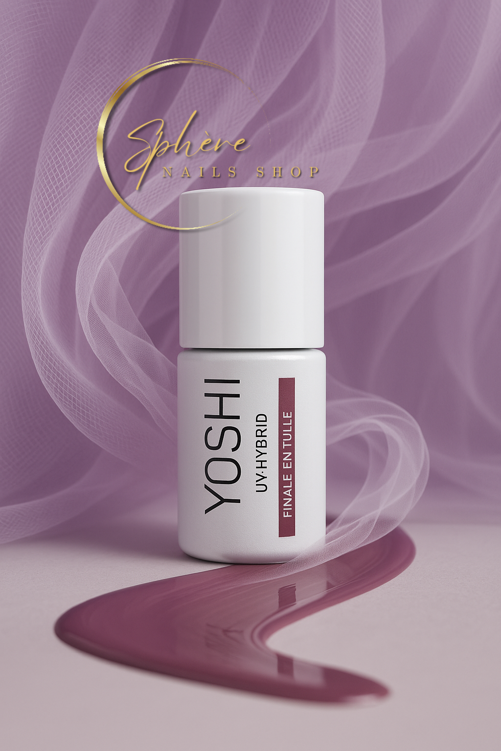 Vernis à Ongles Hybride UV LED Finale En Tulle 6 ml – 245