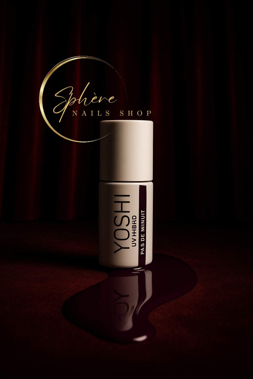 Vernis à ongles hybride UV LED Pas de Minuit 6 ml – 248