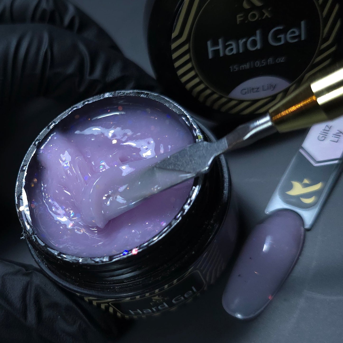 F.O.X Hard gel Glitz Lily