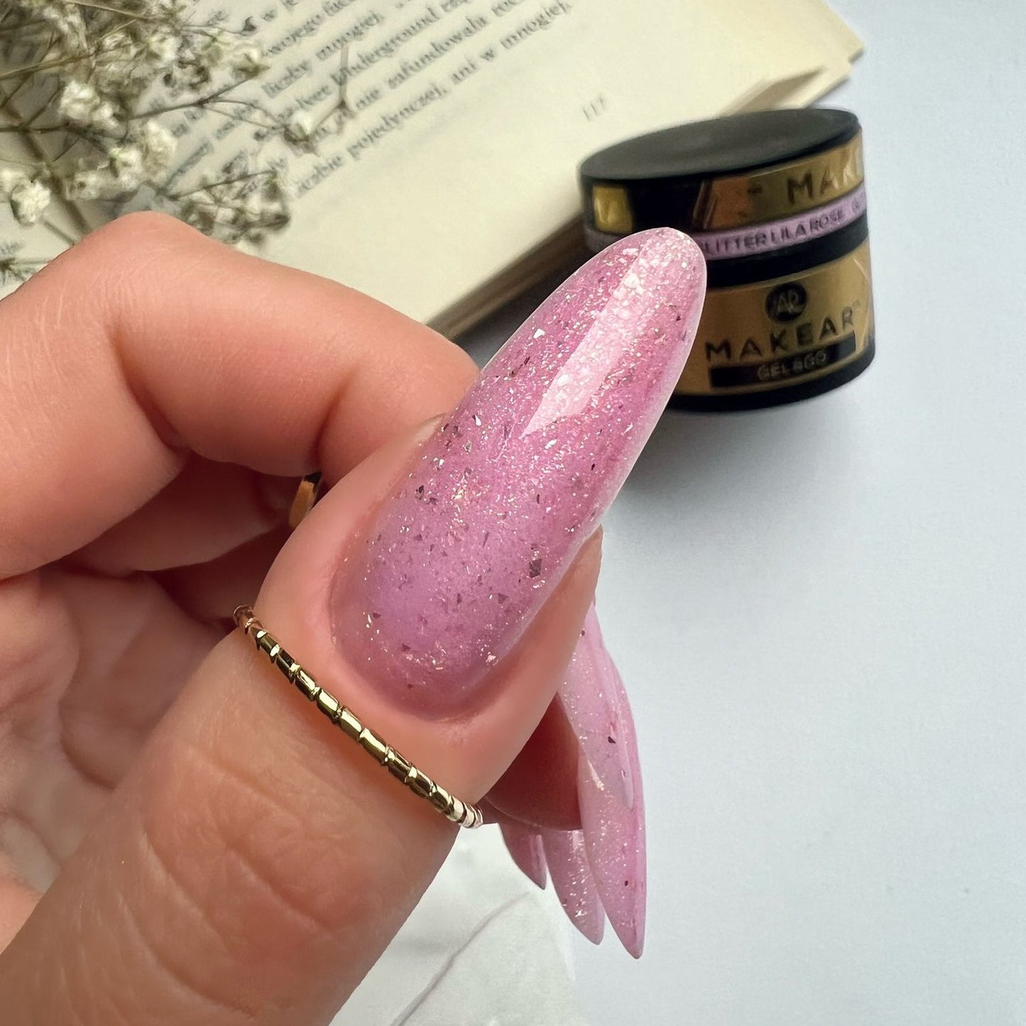 GG24 Glitter Lila Rose - Gel&Go