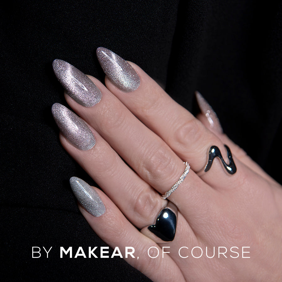 MCL03 Silver Purr - UV Gel Polish Makear