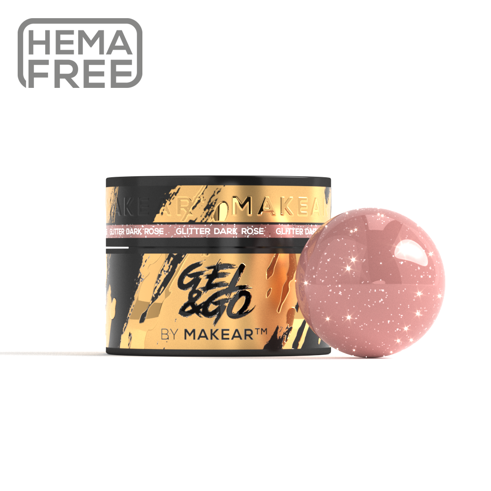 (TPO) GG27 Glitter Dark Rose - Gel&Go (TPO)