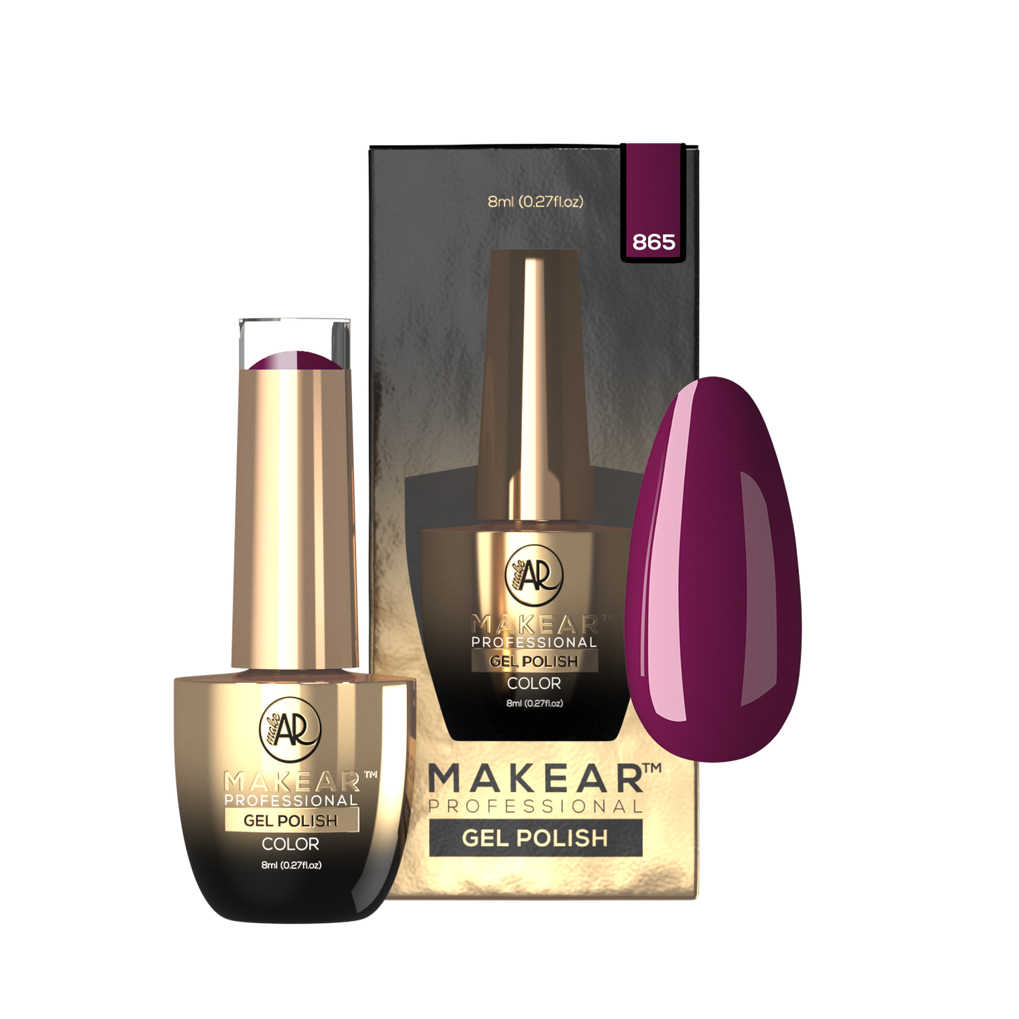 865 Wine Not - UV Gel Polish Makear