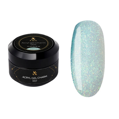 F.O.X Acryl Gel Charm 007, Emerald, 15 ml