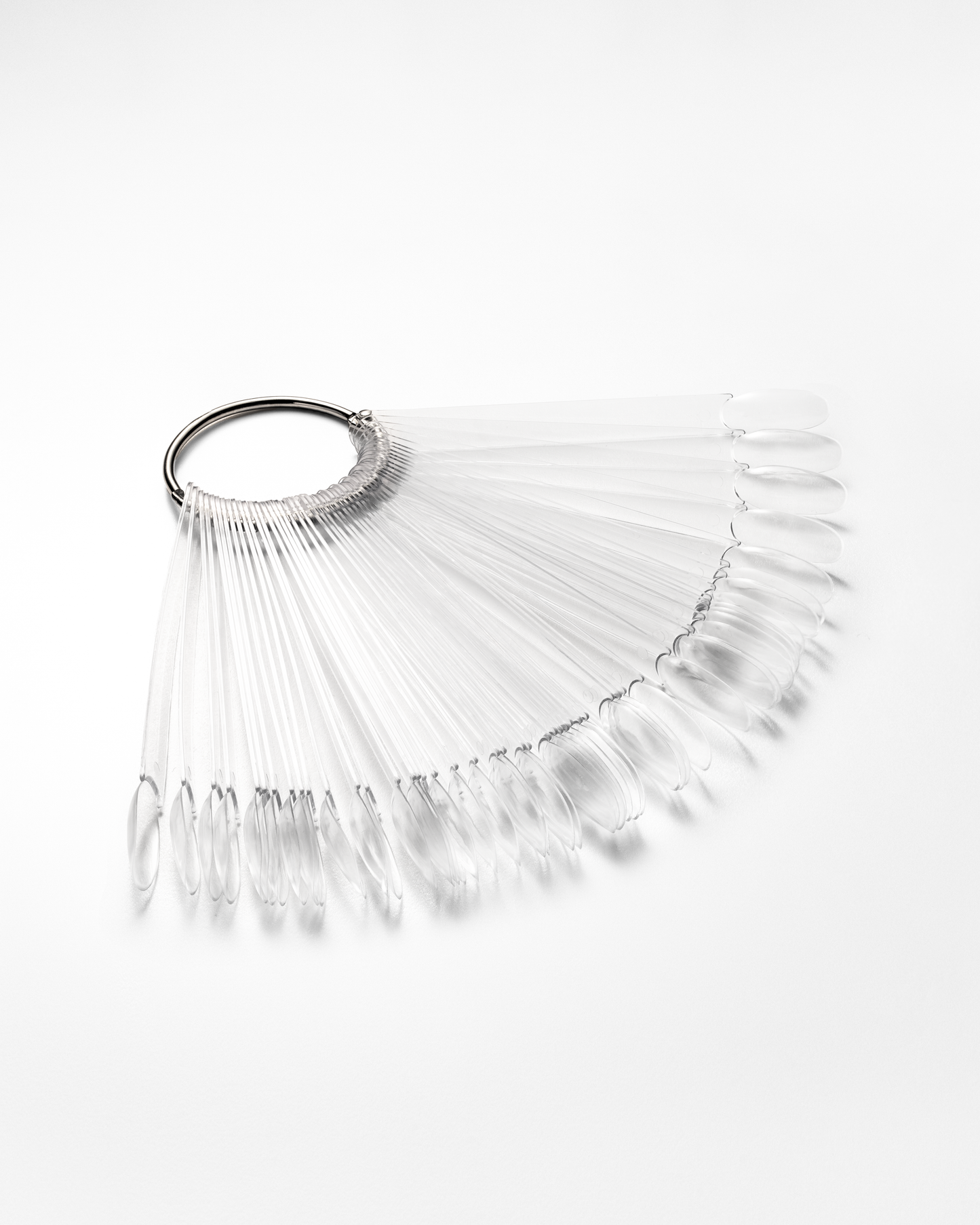 F.O.X Almond nails swatches (clear), 50pc