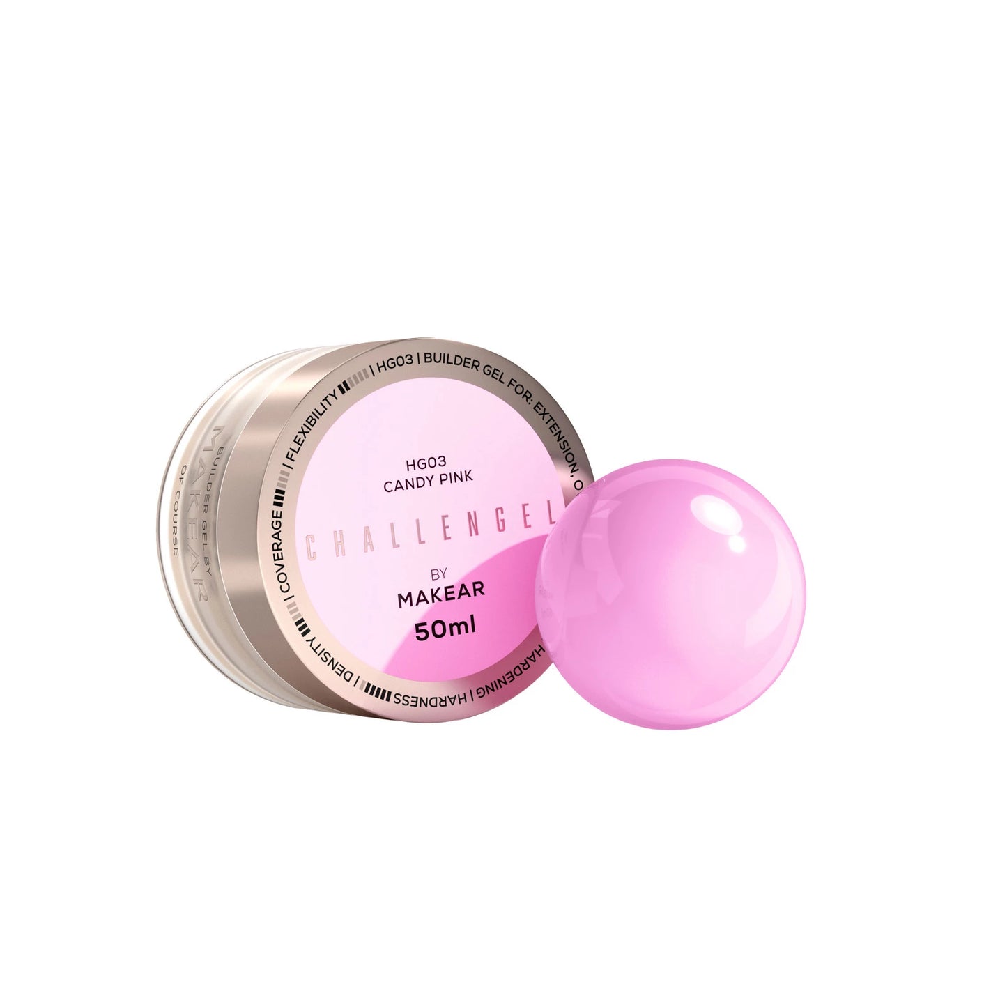 Challengel Candy Pink HG03 - builder gel
