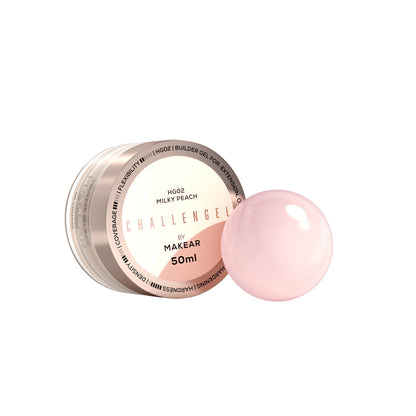 Challengel Milky Peach HG02 - builder gel