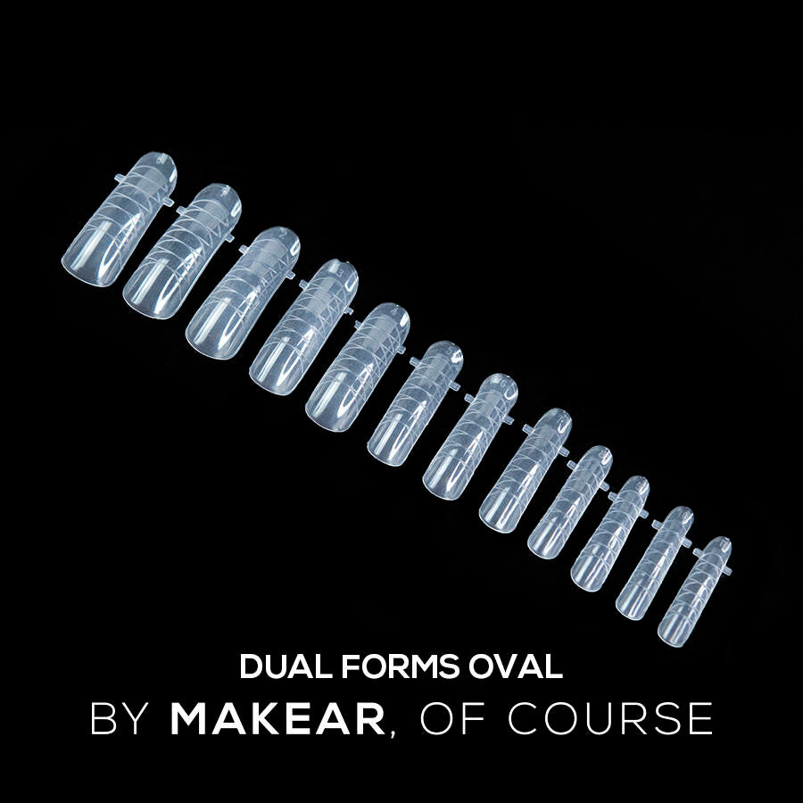 MAKEAR Dual Forms Oval - upper forms 120 pcs.