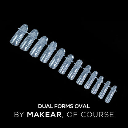 MAKEAR Dual Forms Oval - upper forms 120 pcs.