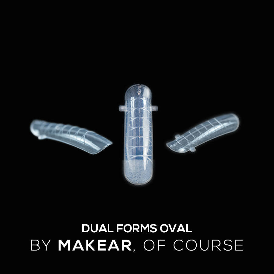 MAKEAR Dual Forms Oval - upper forms 120 pcs.