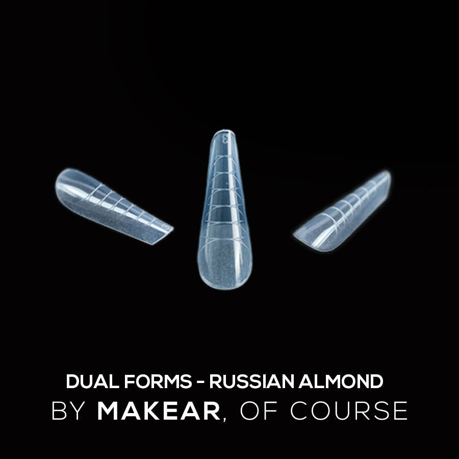 MAKEAR Dual Forms Russian Almond - upper forms 120 pcs.