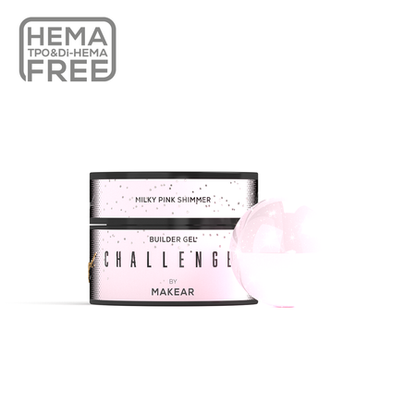 Challengel Shimmer Milky HG12 - builder gel