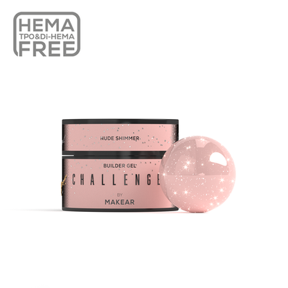 Challengel Shimmer Milky HG16 - builder gel