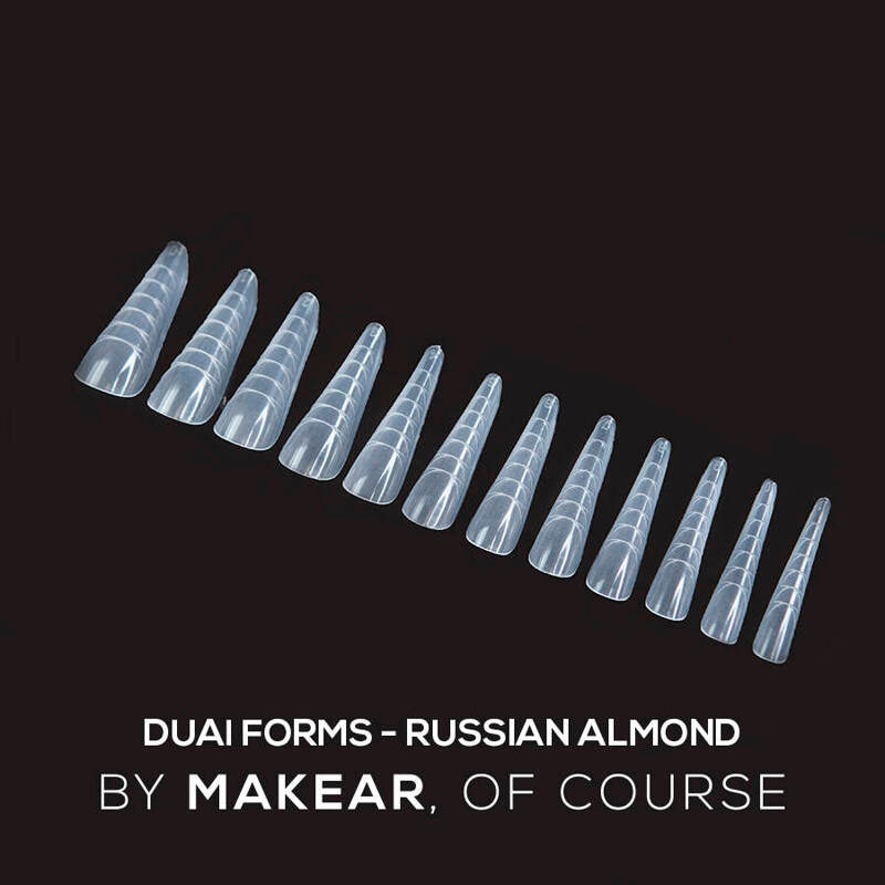 MAKEAR Dual Forms Russian Almond - upper forms 120 pcs.