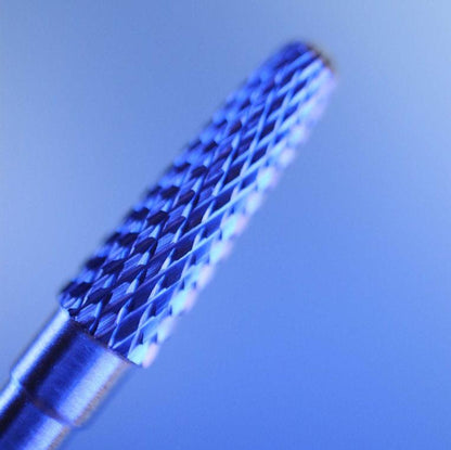 Embout carbure forme conique bleu