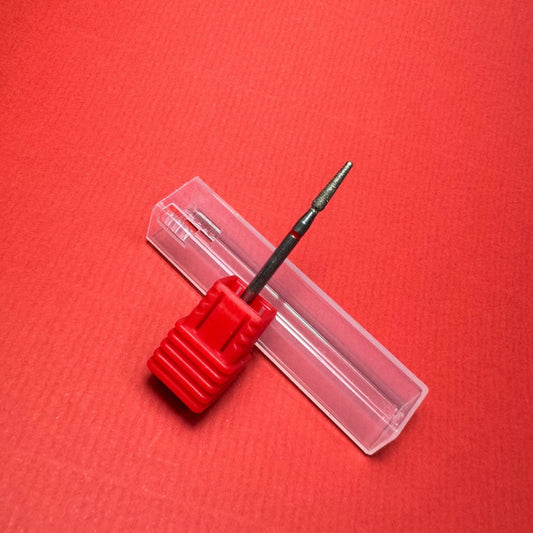 Embout conique diamanté rouge