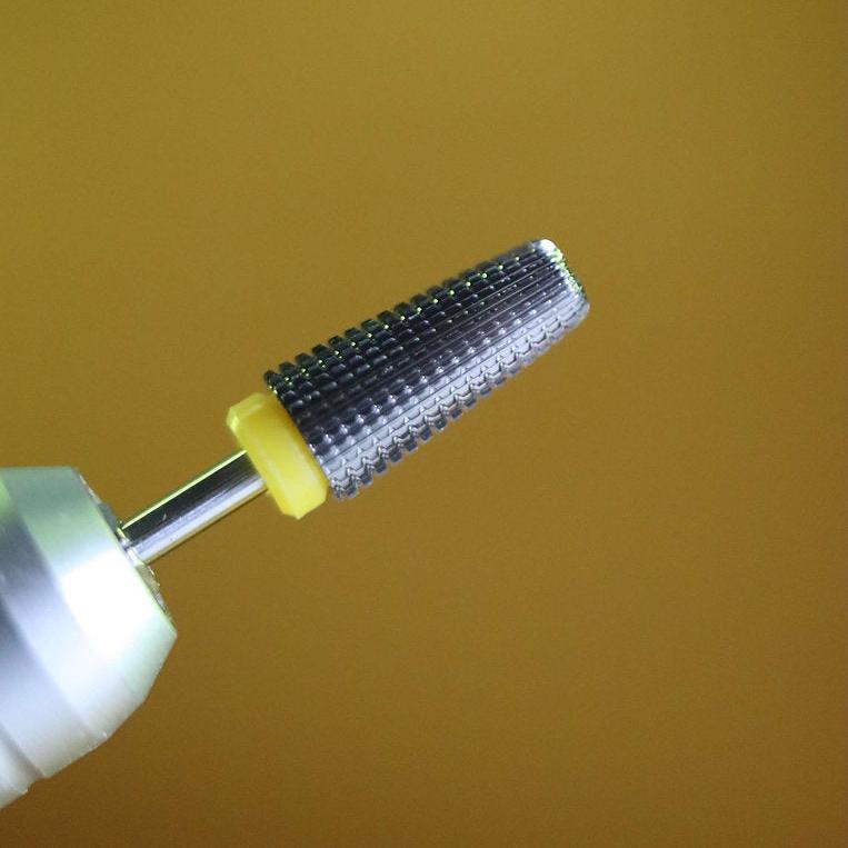 Embout cone bout plat jaune