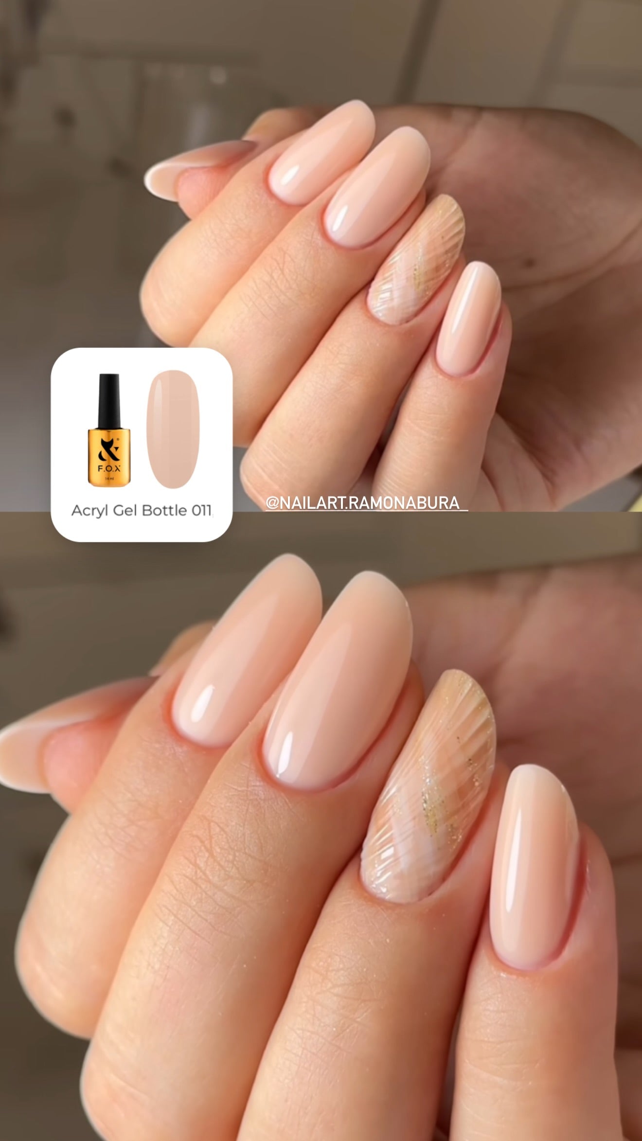 F.O.X Acryl gel Bottle 011 14ml [TPO/HEMA free]
