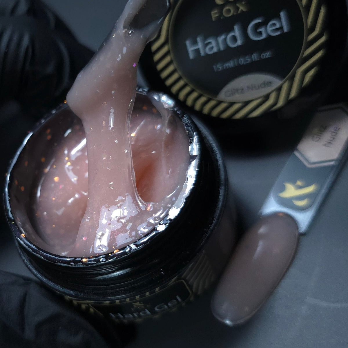 F.O.X Hard gel Glitz Nude