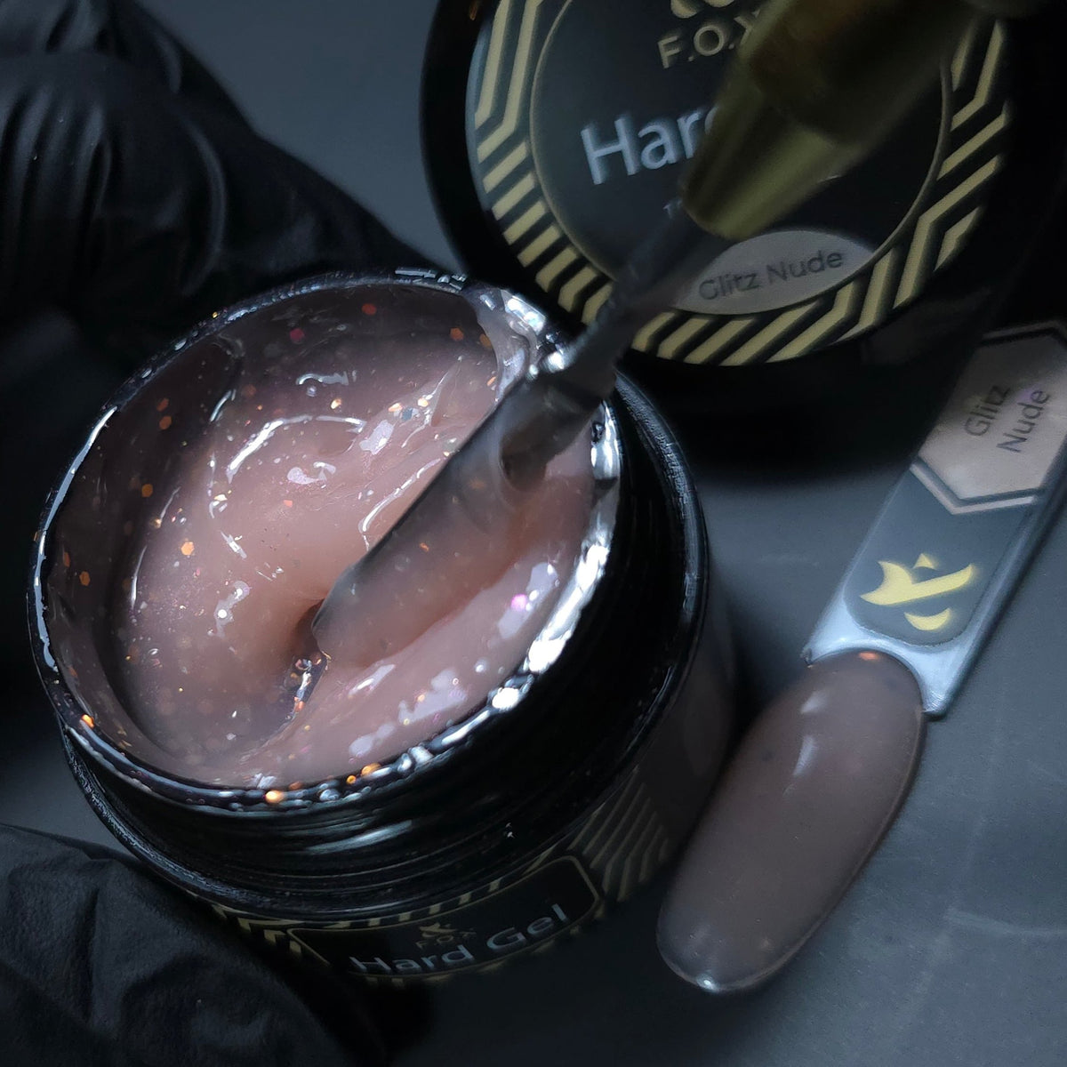 F.O.X Hard gel Glitz Nude