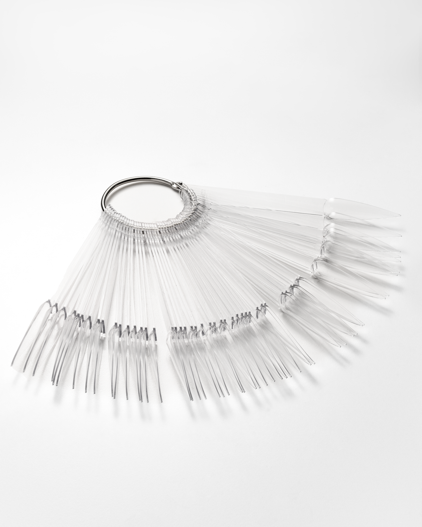 F.O.X Stillet nails swatches (clear), 50pc