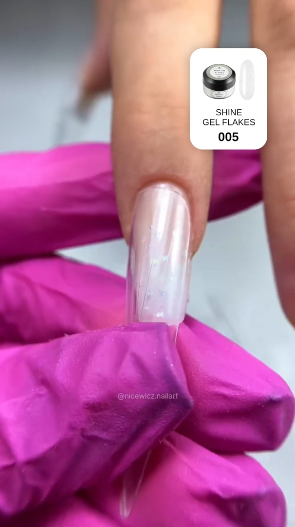 F.O.X Shine Gel Flakes 005, 15 ml